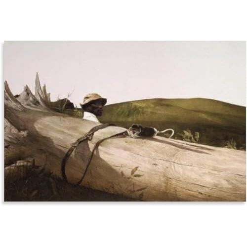 ZZYGGN GMGSW Andrew Wyeth Posters《Field Hand》Wall Art Andrew Wyeth Prints Andrew Wyeth Schilderij Canvas Voor Thuis Wall Art Decor Foto's 50x70cmx1 Geen Frame