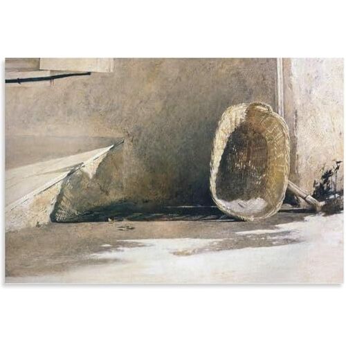 ZZYGGN GMGSW Andrew Wyeth Posters《Monday Morning》Canvas Wall Art Andrew Wyeth Prints Andrew Wyeth schilderij voor thuis Wall Decor foto 50x70cmx1 geen frame