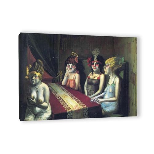 LZ6J8C9 Otto Dix Prints-Otto Dix Poster-Salon-Abstract Expressionisme Schilderen-Muurschildering Canvas Posters Moderne Slaapkamer Decor 70 x 100 cm Binnenframe