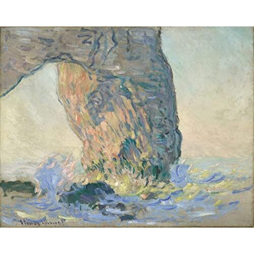 MHFFDYIV Beroemde Poster en Print Beroemde Olieverfschilderij Golven op de Manneporte Circa door Claude Monet voor Home Decor 60x90cm