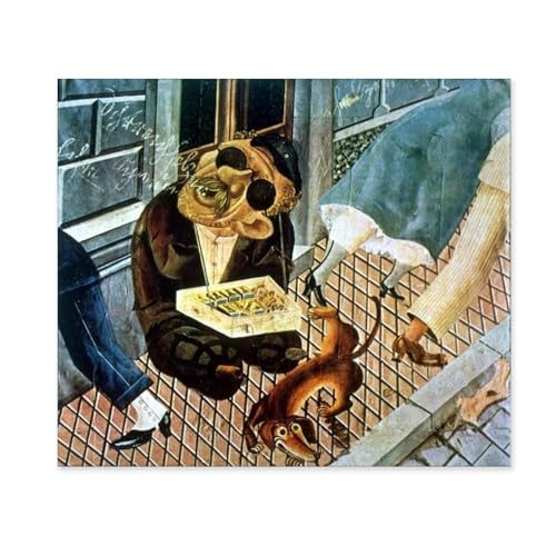 LZ6J8C9 Otto Dix Prints-Otto Dix Poster-Match verkoper-Abstract Expressionisme Schilderen-Muurschildering Canvas Posters Moderne Slaapkamer Decor 60 x 72 cm Frameloos