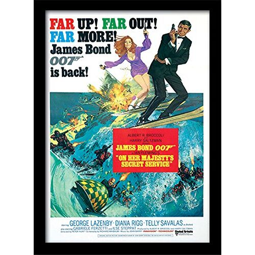 iPosters James Bond Memorabilia, meerkleurig, 30 x 40 cm