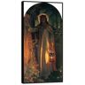 RYLJCZ The Light Holman Hunt beroemde canvas prints beroemde schilderijen reproducties ingelijste schilderij poster Giclee muurdecoratie klaar om op te hangen, 50 x 100 cm (19,7 x 39,4 inch)