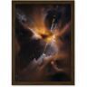 Artery8 Hubble Space Telescope Image Herbig-Haro Jet HH 24 Celestial Lightsaber In Milky Way Dust And Gas Clouds Birth Star Artwork Framed Wall Art Print A4