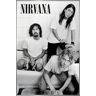 Close Up Nirvana Ingelijste Poster (Kurt Cobain, Dave Grohl & Krist Novoselic Bathroom) (Grootte: 61cm x 91,5cm)