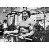 Stukk Arnold Schwarzenegger Arnie Body Building Poster, Wit A3 (297 x 420mm)