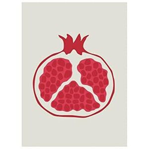 KOMAR Gekweekte Granaatappel Wanddecoratie - Rood KOMAR Gekweekte Granaatappel Wanddecoratie - Rood