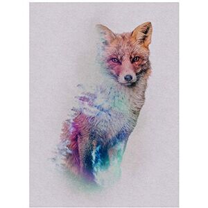 KOMAR Bosdieren Vos Poster - Dieren - Kleurrijk - 30x40cm KOMAR Bosdieren Vos Poster - Dieren - Kleurrijk - 30x40cm