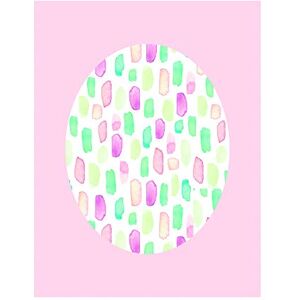 KOMAR Shelly Patterns Rose Kleurrijk Poster - Poster KOMAR Shelly Patterns Rose Kleurrijk Poster - Poster