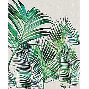 ART Zomer Thornton "Palm Leaves" Canvas Print, Katoen, Meerkleurig, 3.20 x 40.00 x 50.00 cm ART Zomer Thornton "Palm Leaves" Canvas Print, Katoen, Meerkleurig, 3.20 x 40.00 x 50.00 cm