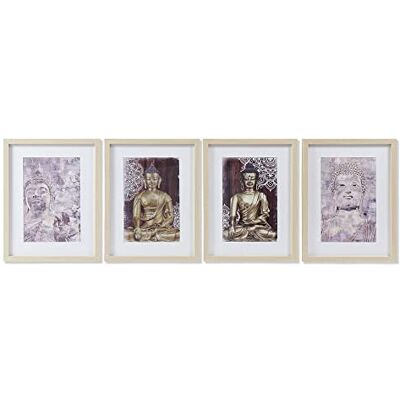 DKD Home Decor polystyreen Boeddha (4-delig) (35 x 2,5 x 45 cm) (referentie: S3018186) DKD Home Decor polystyreen Boeddha (4-delig) (35 x 2,5 x 45 cm) (referentie: S3018186)