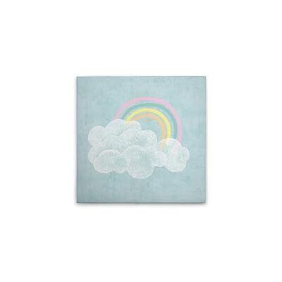 A.S. Création Canvasfoto regenboog met wolken wandafbeelding in kleurrijk, blauw 40 x 40 cm DD129414 A.S. Création Canvasfoto regenboog met wolken wandafbeelding in kleurrijk, blauw 40 x 40 cm DD129414