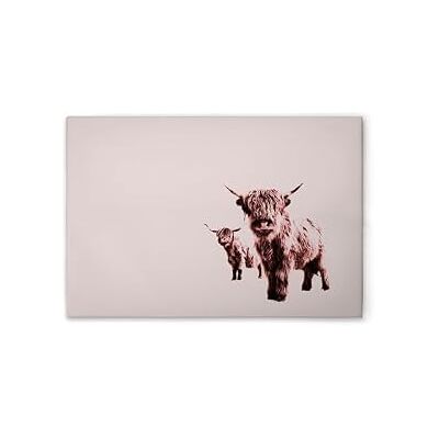 A.S. Création Canvasafbeelding Dieren Koeien Wandafbeelding in beige, bruin 70 x 50 cm DD132245 A.S. Création Canvasafbeelding Dieren Koeien Wandafbeelding in beige, bruin 70 x 50 cm DD132245