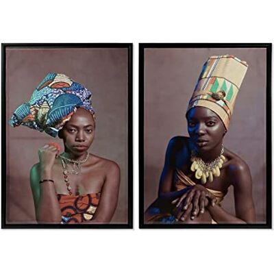 DKD Home Decor Wandafbeelding African Art (65 x 3,5 x 90 cm) DKD Home Decor Wandafbeelding African Art (65 x 3,5 x 90 cm)