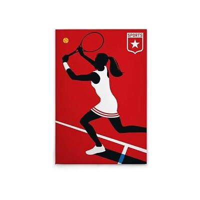 A.S. Création Canvas Retro tennisser Wandafbeelding in rood, geel 50 x 75 cm DD131978 A.S. Création Canvas Retro tennisser Wandafbeelding in rood, geel 50 x 75 cm DD131978