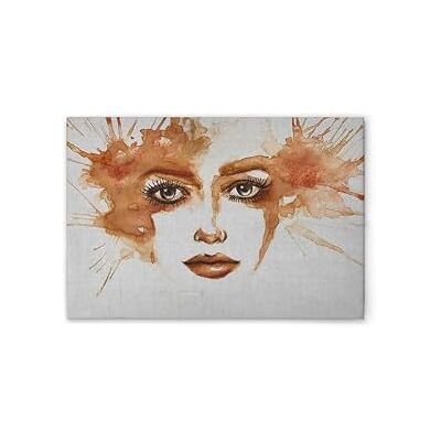 A.S. Création Canvasfoto waterkleuren kunst wandafbeelding in grijs, oranje 75 x 50 cm DD132360 A.S. Création Canvasfoto waterkleuren kunst wandafbeelding in grijs, oranje 75 x 50 cm DD132360