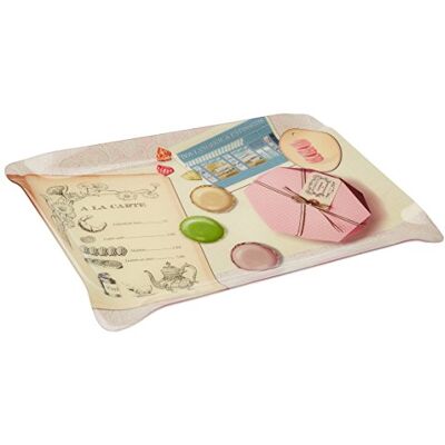 Alpac 379485 dienblad, motief macarons, acryl, 45 x 31 x 3 cm Alpac 379485 dienblad, motief macarons, acryl, 45 x 31 x 3 cm