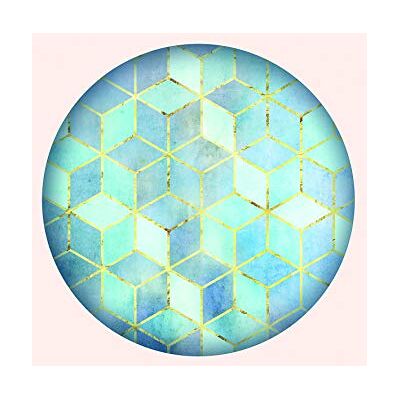 KOMAR Mosaik Circle Azzuro Poster - Kunst, Rechthoekig, 50cm x 40cm KOMAR Mosaik Circle Azzuro Poster - Kunst, Rechthoekig, 50cm x 40cm