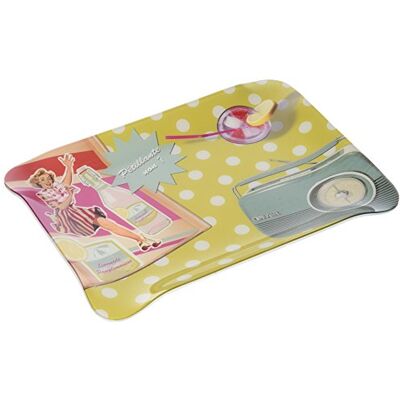 Alpac 379183 dienblad, motief Happy Days, acryl, 30 x 22 x 3 cm Alpac 379183 dienblad, motief Happy Days, acryl, 30 x 22 x 3 cm