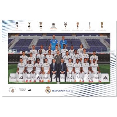 Grupo Erik Poster Real Madrid 2025/2026 Squad 36 x 24 inches / 91.5 x 61 cm Shipped Rolled Up Cool Posters, Art Poster, Wall Posters & Prints Grupo Erik Poster Real Madrid 2025/2026 Squad 36 x 24 inches / 91.5 x 61 cm Shipped Rolled Up Cool Posters, Art Poster, Wall Posters & Prints