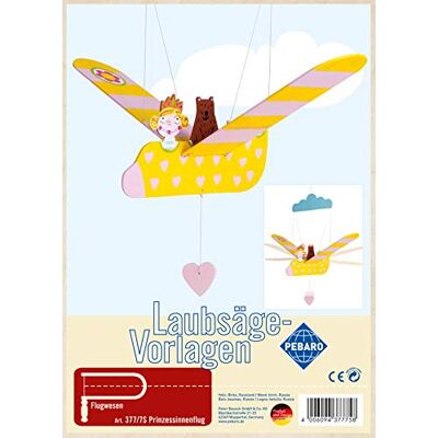 Pebaro Bladerzaagsjabloon van multiplex motief prinsessen vlucht, hout, DIN A4 Pebaro Bladerzaagsjabloon van multiplex motief prinsessen vlucht, hout, DIN A4