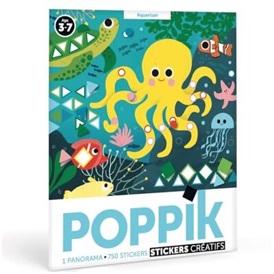 Poppik - Sticker Panorama Poster Aquarium Poppik - Sticker Panorama Poster Aquarium