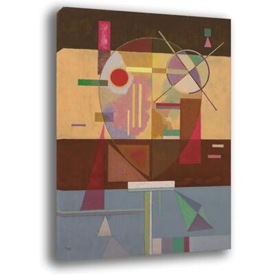 Printerland KANDINSKY Moderne verticale afbeelding voor woonkamer KANDINSKY bruin, moderne abstracte muurschilderingen, XXL, grote print op canvas, wanddecoratie, slaapkamer, keuken, 14, 30 x 40 cm Printerland KANDINSKY Moderne verticale afbeelding voor woonkamer KANDINSKY bruin, moderne abstracte muurschilderingen, XXL, grote print op canvas, wanddecoratie, slaapkamer, keuken, 14, 30 x 40 cm