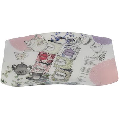 Alpac 378992 dienblad, motief Tea Time, acryl, 35 x 26 x 3 cm Alpac 378992 dienblad, motief Tea Time, acryl, 35 x 26 x 3 cm