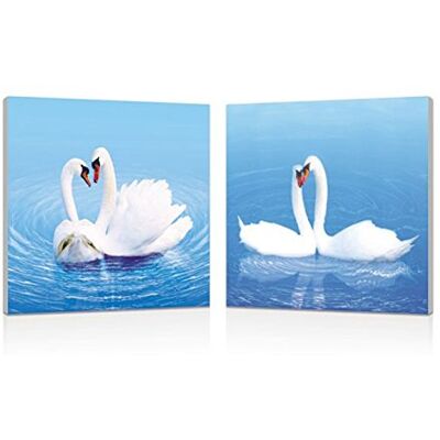 Domodeko D4929 digitale houten bord meerkleurig, 50 x 50 x 10 cm Domodeko D4929 digitale houten bord meerkleurig, 50 x 50 x 10 cm