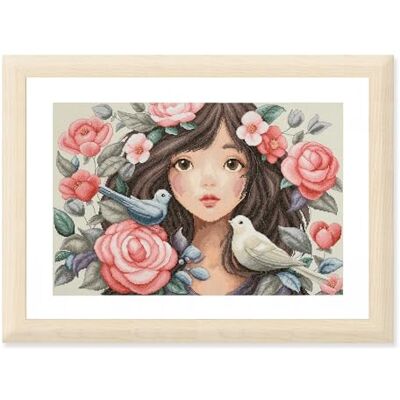Lanarte Borduurpakket Kruissteek Schilderij ZE DOOK IN DE ROZEN Handwerkpakket voor Wanddecoratie 43 x 29 cm Borduurwerk met Telpatroon DIY Kit Moderne Kruissteek Cadeau Knutselen Voor Volwassenen Lanarte Borduurpakket Kruissteek Schilderij ZE DOOK IN DE ROZEN Handwerkpakket voor Wanddecoratie 43 x 29 cm Borduurwerk met Telpatroon DIY Kit Moderne Kruissteek Cadeau Knutselen Voor Volwassenen