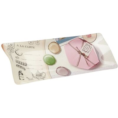 Alpac 379498 dienblad, bedrukt, macarons, acryl, 38 x 15 x 3 cm Alpac 379498 dienblad, bedrukt, macarons, acryl, 38 x 15 x 3 cm