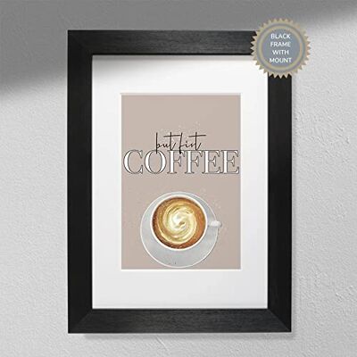 Hygge Creations Maar eerste, koffie koffie print keuken muur kunst keuken decor keuken print alleen A4 Hygge Creations Maar eerste, koffie koffie print keuken muur kunst keuken decor keuken print alleen A4