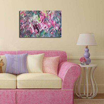 Alpha Opere d'Arte Appese op een wand, multi, 30 x 30 Alpha Opere d'Arte Appese op een wand, multi, 30 x 30