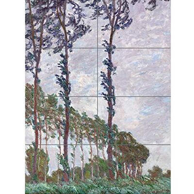 Artery8 Claude Monet Wind Effect serie van de populieren XL Giant Panel Poster (8 Secties) Artery8 Claude Monet Wind Effect serie van de populieren XL Giant Panel Poster (8 Secties)