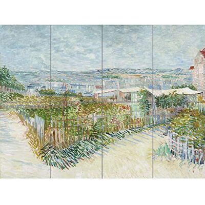 Artery8 Van Gogh Montmartre Achter De Moulin De La Galette XL Giant Paneel Poster (8 Secties) Artery8 Van Gogh Montmartre Achter De Moulin De La Galette XL Giant Paneel Poster (8 Secties)