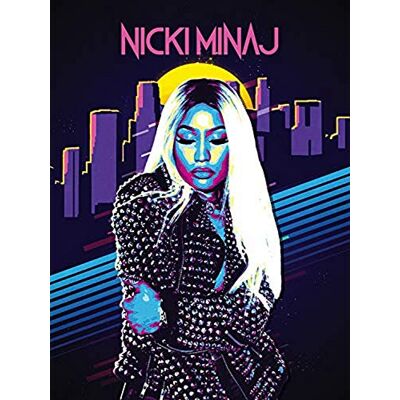 777 Tri-Seven Entertainment Nicki Minaj Poster Muziek Wall Art Print (18 x 24), meerkleurig 777 Tri-Seven Entertainment Nicki Minaj Poster Muziek Wall Art Print (18 x 24), meerkleurig