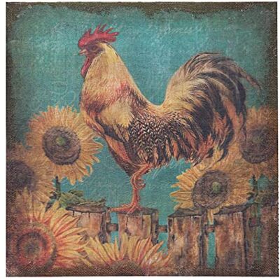 Biscottini Vintage prints 41 x 41 x 2 cm Kunstdruk op canvas van jute Vintage wandprints Grijs canvas prints Vintage schilderijen woonkamer Biscottini Vintage prints 41 x 41 x 2 cm Kunstdruk op canvas van jute Vintage wandprints Grijs canvas prints Vintage schilderijen woonkamer