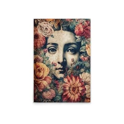 A.S. Création Canvas foto Mona Lisa Muurschildering in kleurrijk, blauw 50 x 75 cm DD133273 A.S. Création Canvas foto Mona Lisa Muurschildering in kleurrijk, blauw 50 x 75 cm DD133273