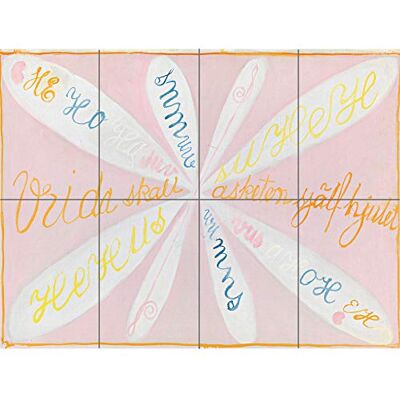 Artery8 Hilma Af Klint Rose Groep Ii Eros Serie No. 5 XL Giant Paneel Poster (8 Secties) Artery8 Hilma Af Klint Rose Groep Ii Eros Serie No. 5 XL Giant Paneel Poster (8 Secties)