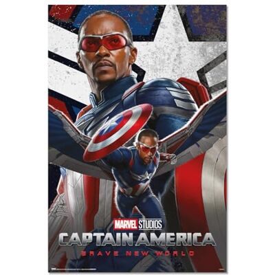 Grupo Erik Poster Captain America Brave New World - Poster Grupo Erik Poster Captain America Brave New World - Poster