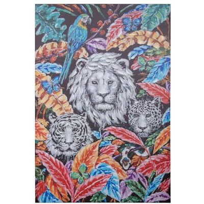 Afdruk Varios Jungle Scene - Schilderij Afdruk Varios Jungle Scene - Schilderij