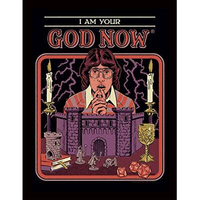 Pyramid Steven Rhodes Ingelijste Print (I Am Your God Now Design) 30cm x 40cm Officiële Merchandise Pyramid Steven Rhodes Ingelijste Print (I Am Your God Now Design) 30cm x 40cm Officiële Merchandise