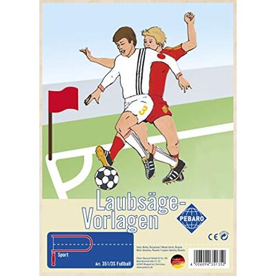 Pebaro Bladerzaagsjabloon van multiplex motief voetbal, hout, DIN A4 Pebaro Bladerzaagsjabloon van multiplex motief voetbal, hout, DIN A4