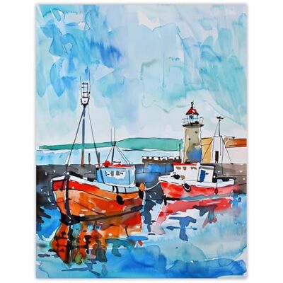 Artery8 Newhaven Lighthouse Fishing Boats Harbour Bathroom Toilet Large Wall Art Poster Print Thick Paper 18X24 Inch Artery8 Newhaven Lighthouse Fishing Boats Harbour Bathroom Toilet Large Wall Art Poster Print Thick Paper 18X24 Inch