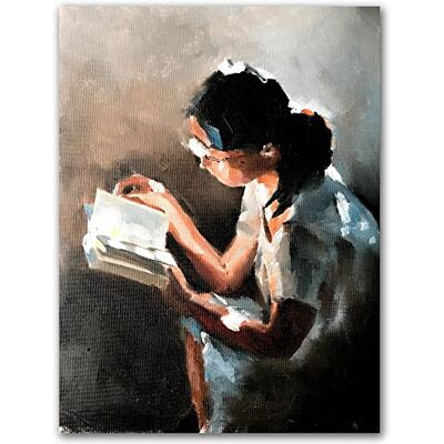 James Coates Vrouw lezen kunst print poster muur kunst 16 x 12 inch (A3) James Coates Vrouw lezen kunst print poster muur kunst 16 x 12 inch (A3)