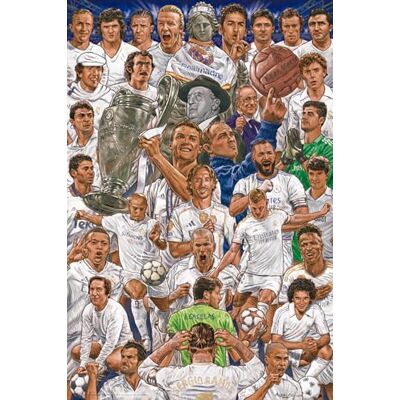 Grupo Erik Poster Real Madrid Legends by Morales De Los Rios 36 x 24 inches / 91.5 x 61 cm Shipped Rolled Up Cool Posters, Art Poster, Wall Posters & Prints Grupo Erik Poster Real Madrid Legends by Morales De Los Rios 36 x 24 inches / 91.5 x 61 cm Shipped Rolled Up Cool Posters, Art Poster, Wall Posters & Prints