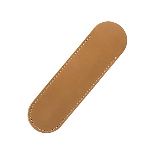 Lurrose Klein Leren Etui Balpen Beschermer Etui Voor Vulpennen Pennenzak Potlood Zak Retro Etui Voor Potlood Vulpen Hoes Tas Voor Verfborstels Vulpen Organisator Handleiding Pen Houder