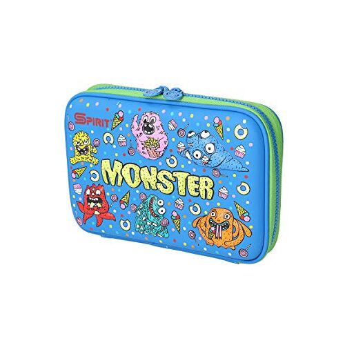 SPIRIT TTS Etui 3D"Monster" 1-rits, blauw, XL