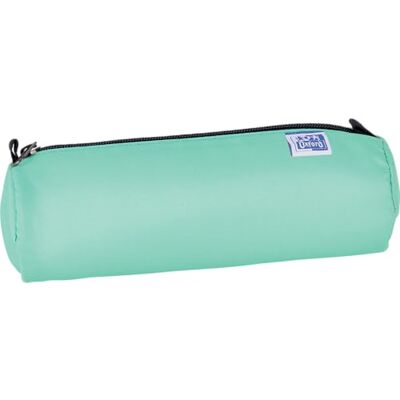 Oxford Klassiek rond etui, 1 vak, capaciteit, afmetingen: 22 x 7 x 7 cm, ritssluiting, polyester, pastelgroen, Groen, Dit etui van polyester is in de kleur pastelgroen Oxford Klassiek rond etui, 1 vak, capaciteit, afmetingen: 22 x 7 x 7 cm, ritssluiting, polyester, pastelgroen, Groen, Dit etui van polyester is in de kleur pastelgroen