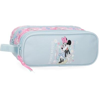 Disney Joumma Minnie Happy, dubbele etui, blauw, 23 x 9 x 7 cm, polyester, Blauw, Eén maat, dubbel etui Disney Joumma Minnie Happy, dubbele etui, blauw, 23 x 9 x 7 cm, polyester, Blauw, Eén maat, dubbel etui